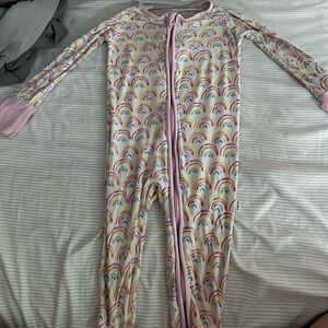 Rainbow Print Kids One Piece